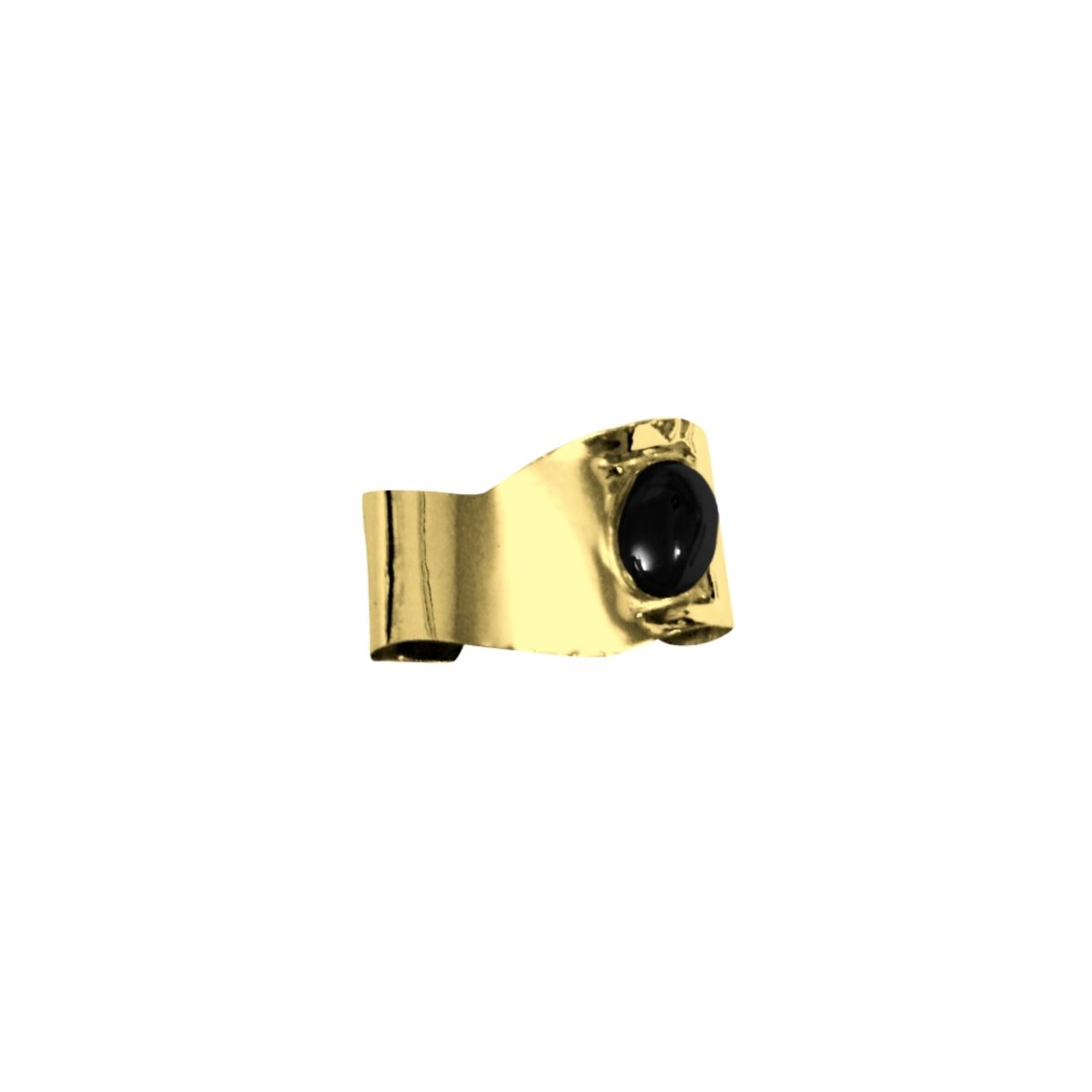 Yellow Gold Black Onyx - Image 1