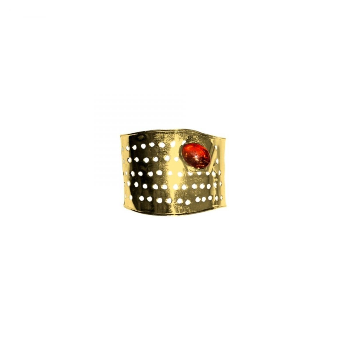 14K Yellow Gold & Ruby Cab - Image 1