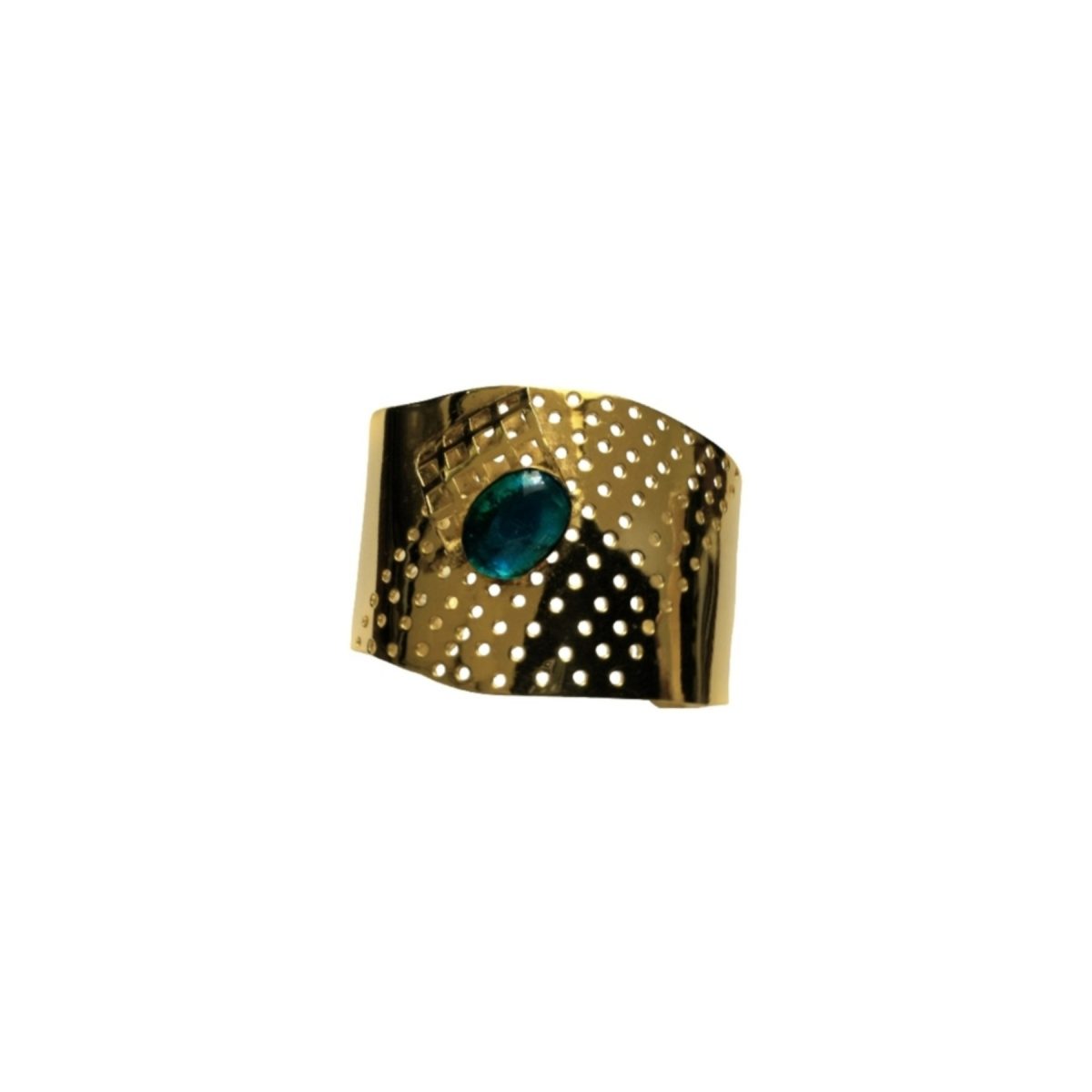 14K Yellow Gold & Saphire Cab - Image 1