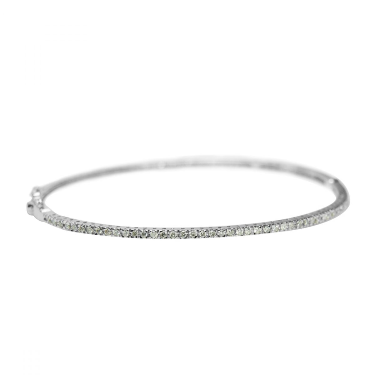 14K-18K White Gold & Diamond - Imagen 1