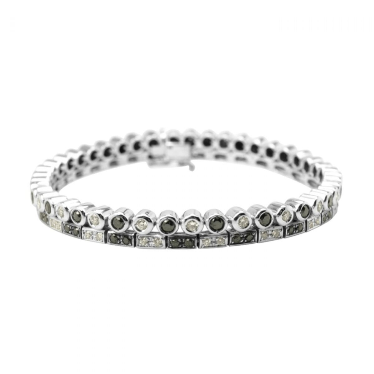 14K-18K White Gold & Diamond - Imagen 1