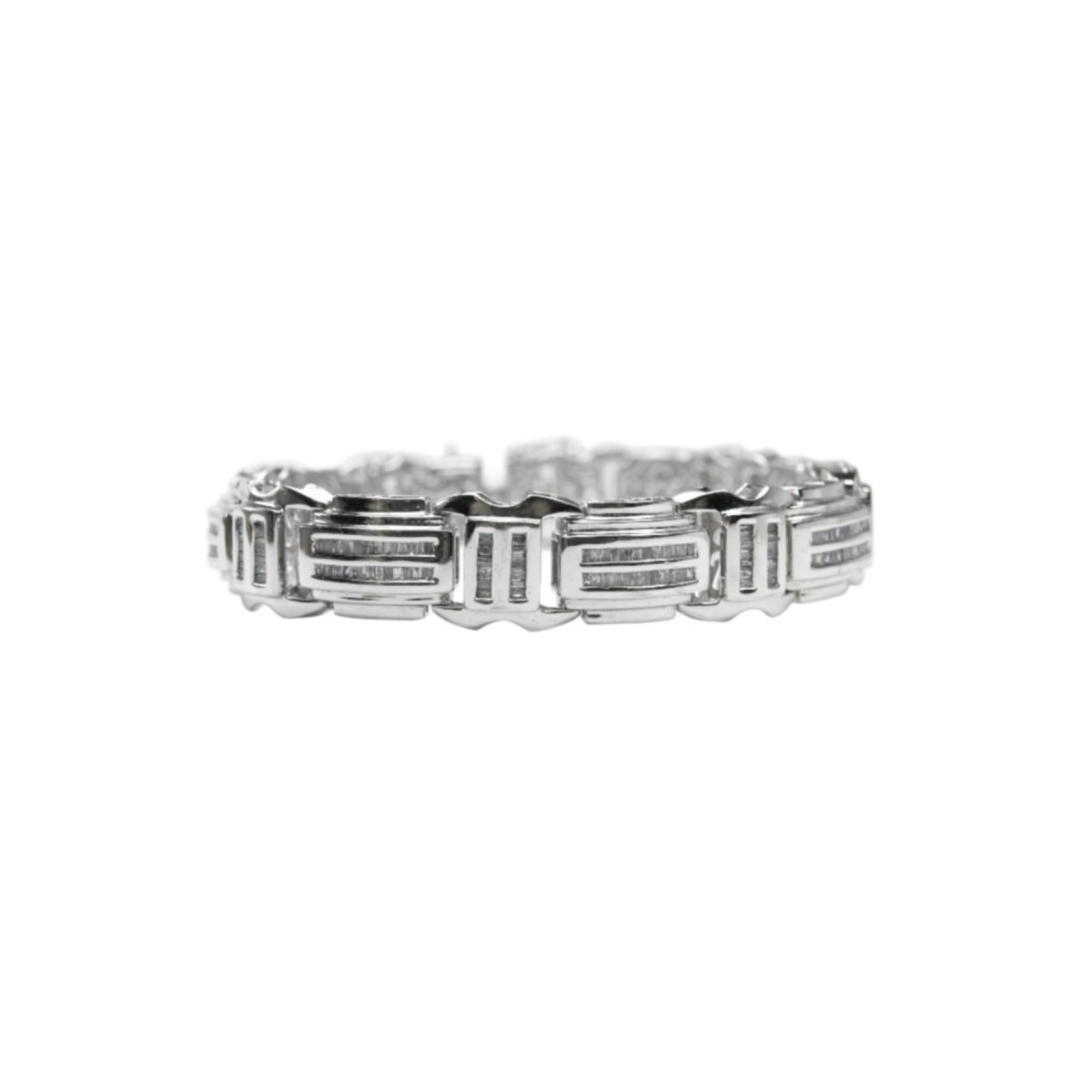 14K-18K White Gold & Diamond - Imagen 1