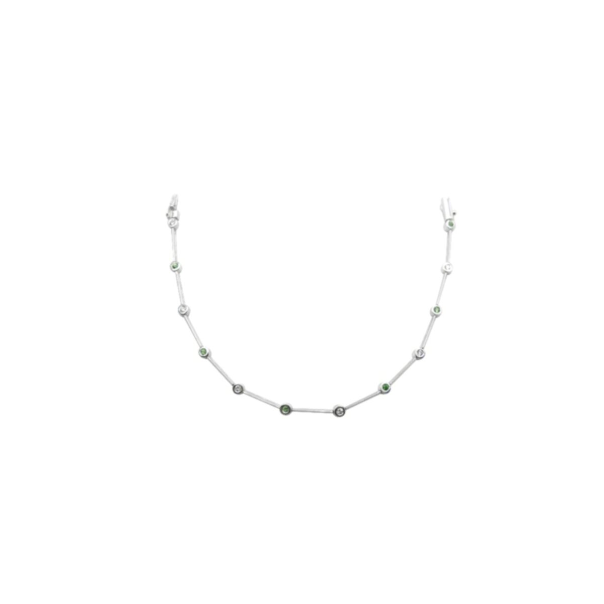 ⁦14K-18K White Gold & Diamond- Turmalin⁩ - الصورة ⁦1⁩