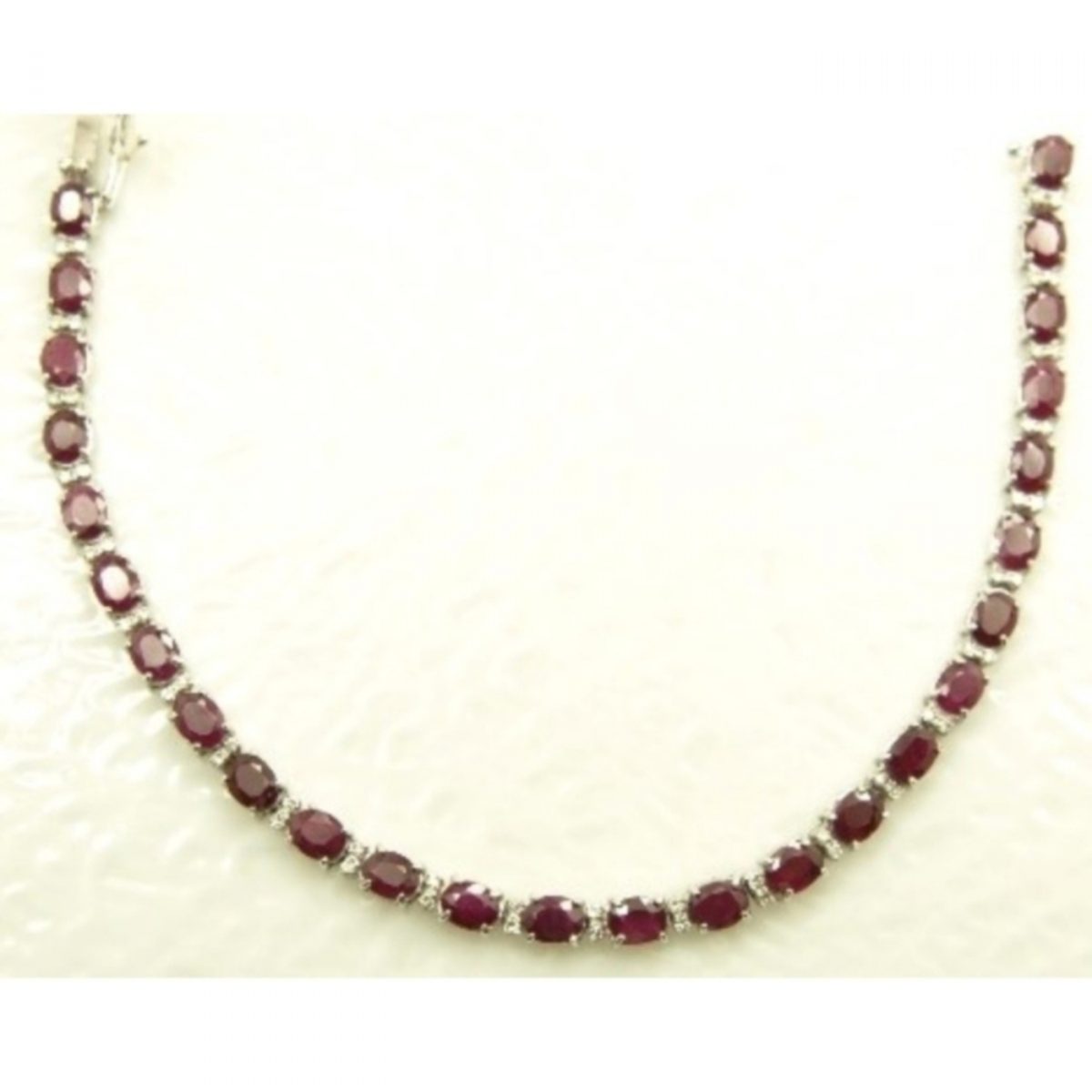 14K-18K White Gold & Diamond-Ruby – Image 1