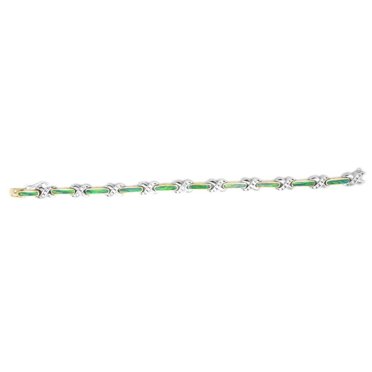 14K-18K Yellow Gold & Diamond- Opal - Imagen 1