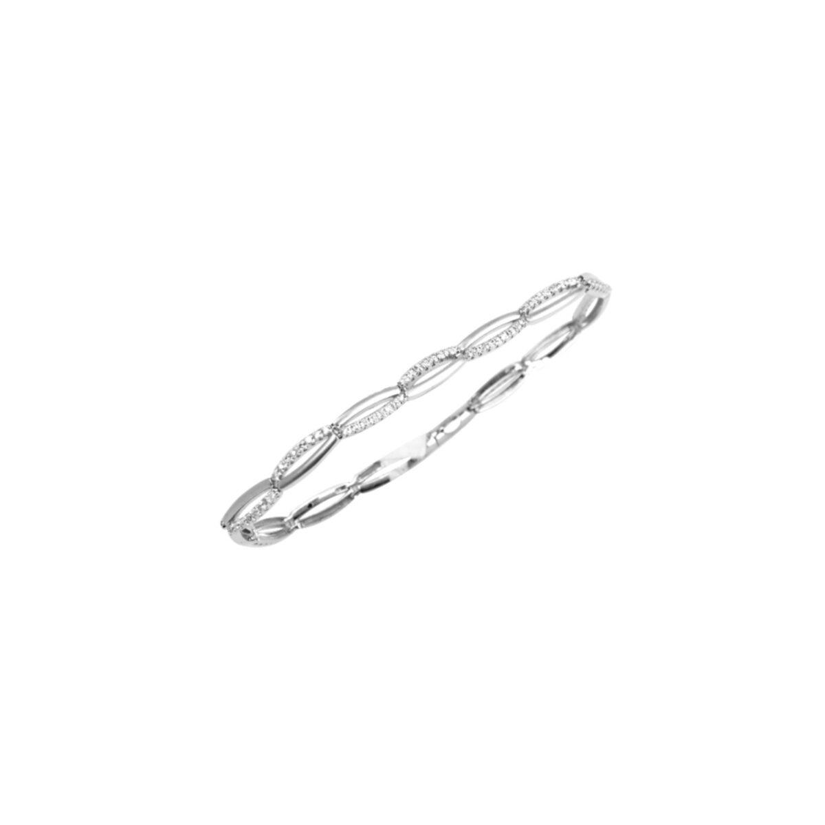 ⁦14K-18K White Gold & Diamond⁩ - الصورة ⁦1⁩
