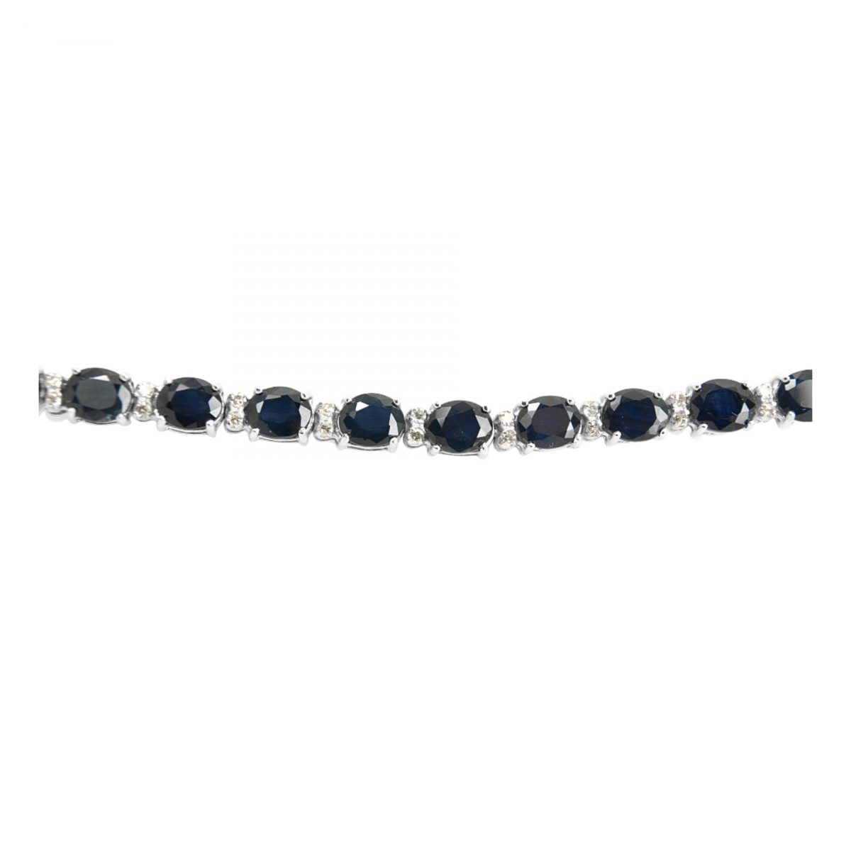 14K-18K White Gold & Diamond- Saphire – Image 1