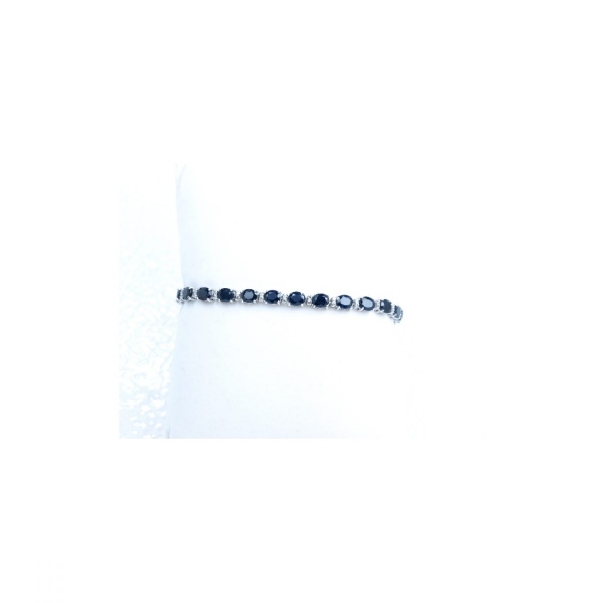 14K-18K White Gold & Diamond- Saphire – Bild 1