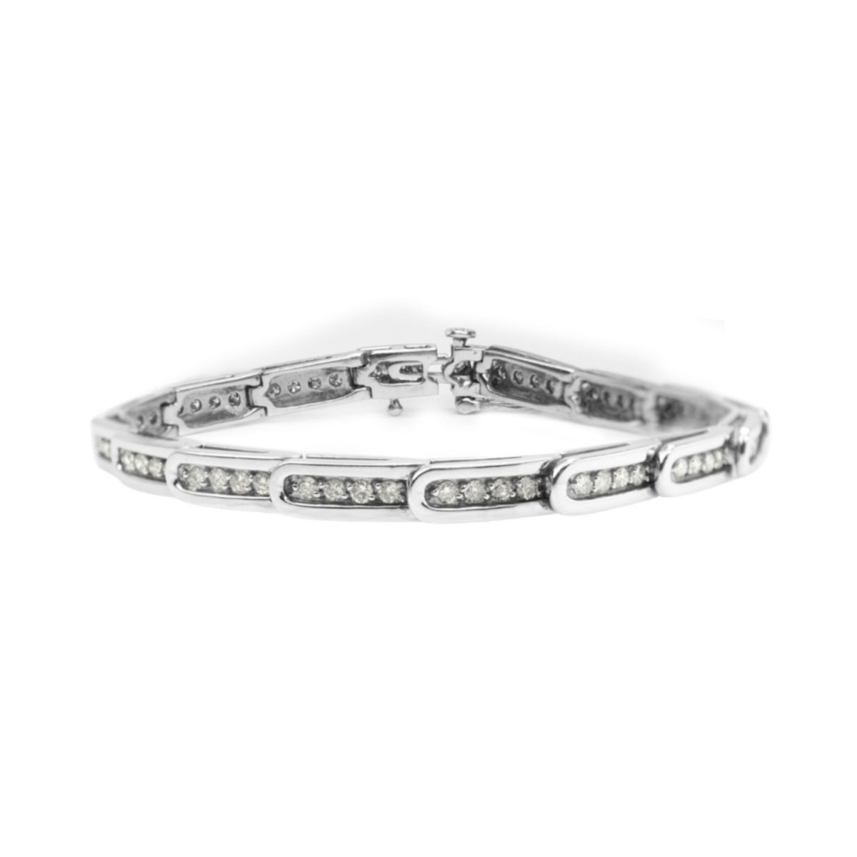14K-18K White Gold & Diamond - Imagen 1