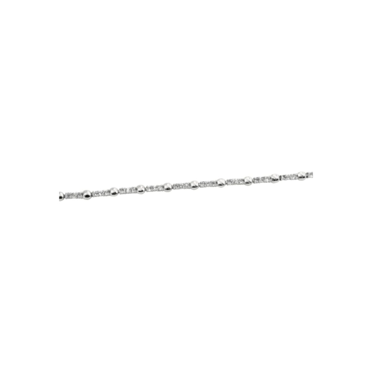 14K-18K White Gold & Diamond - Imagen 1