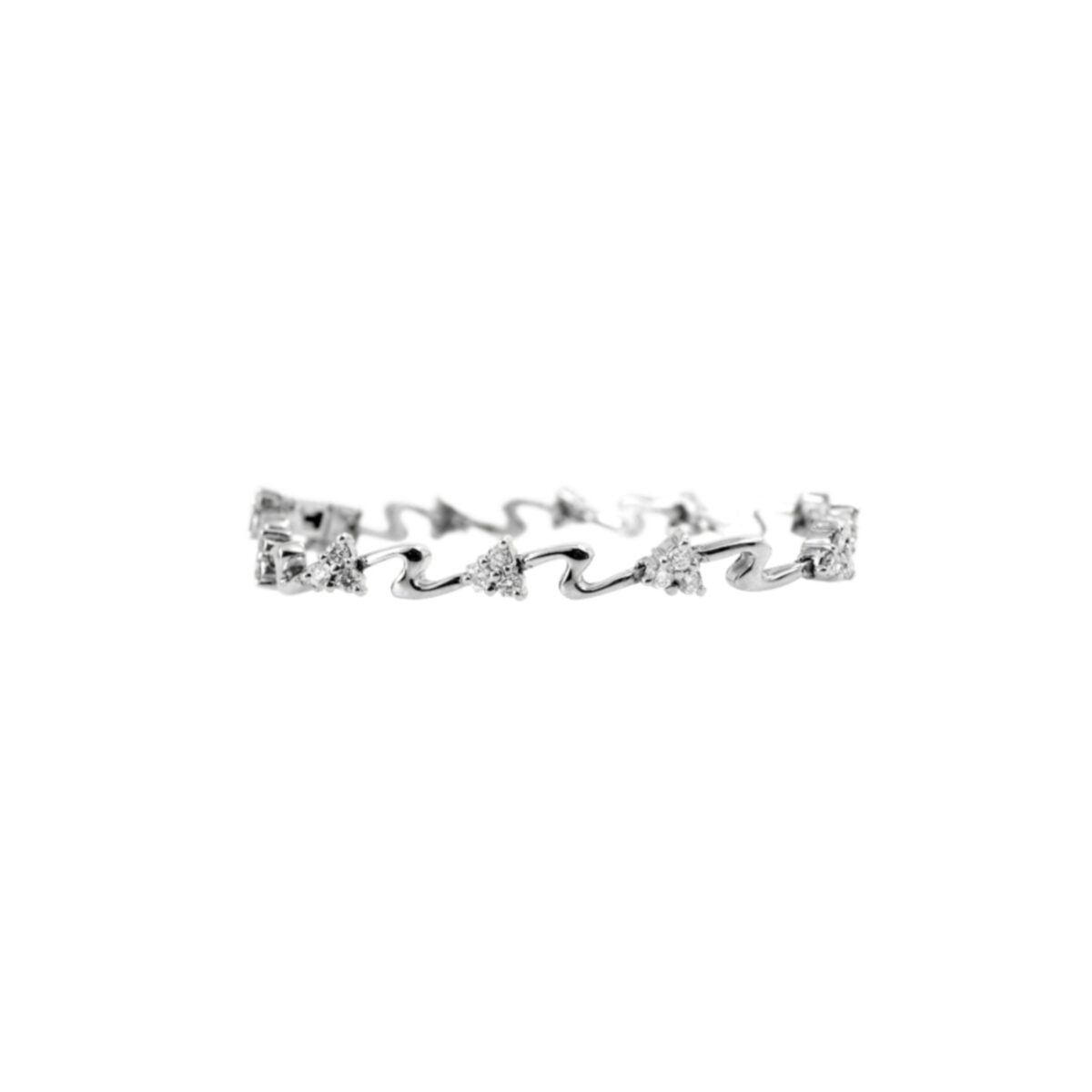 14K-18K White Gold & Diamond - Imagen 1