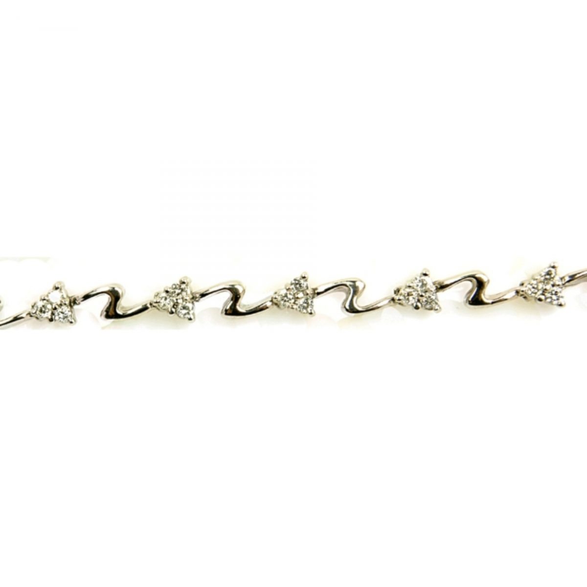 14K-18K White Gold & Diamond - Imagen 1