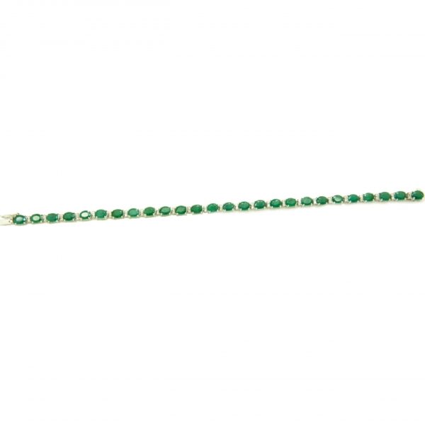 14K-18K White Gold & Diamond-Emerald