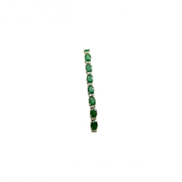 14K-18K White Gold & Diamond-Emerald