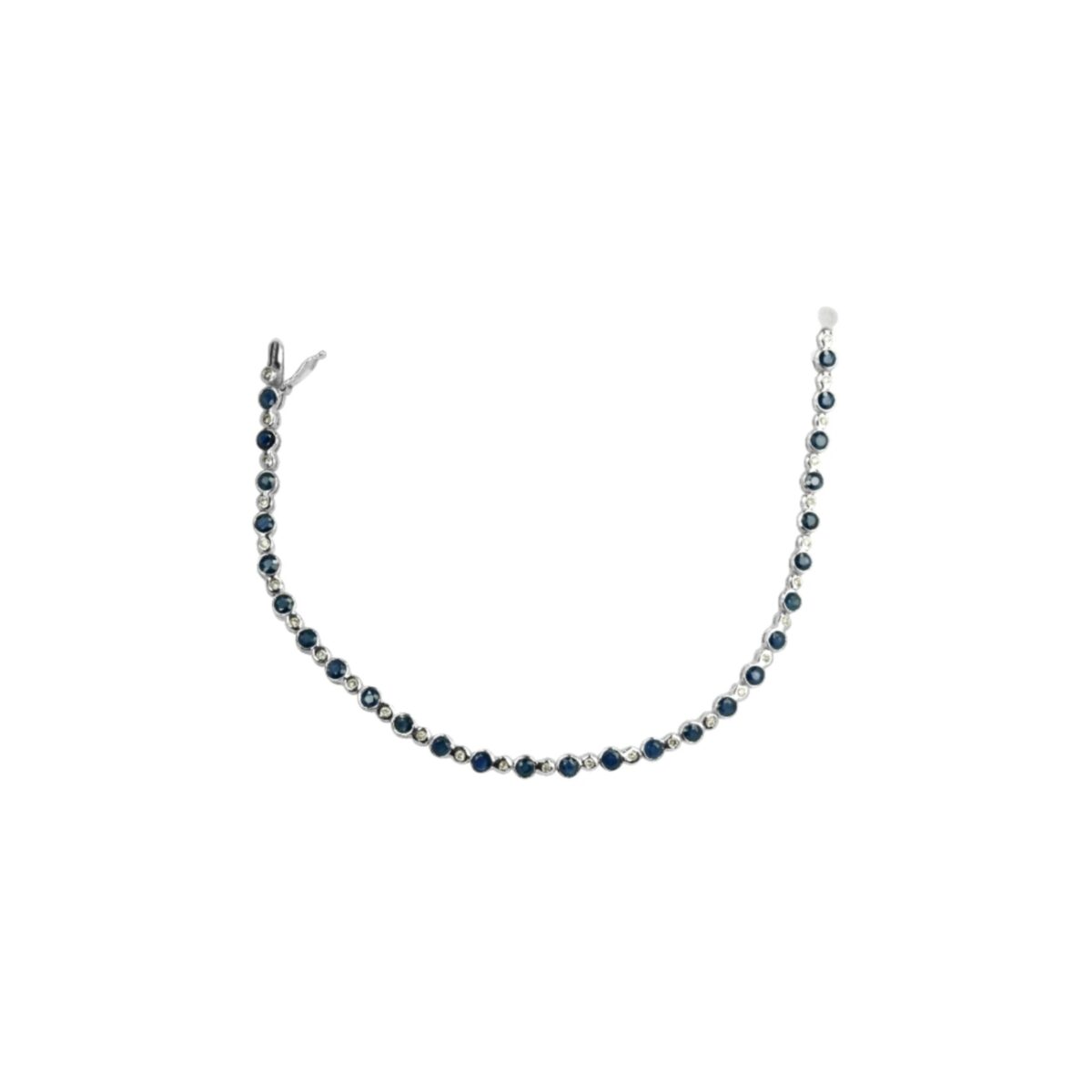 14K-18K White Gold & Diamond-Saphire - immagine 1