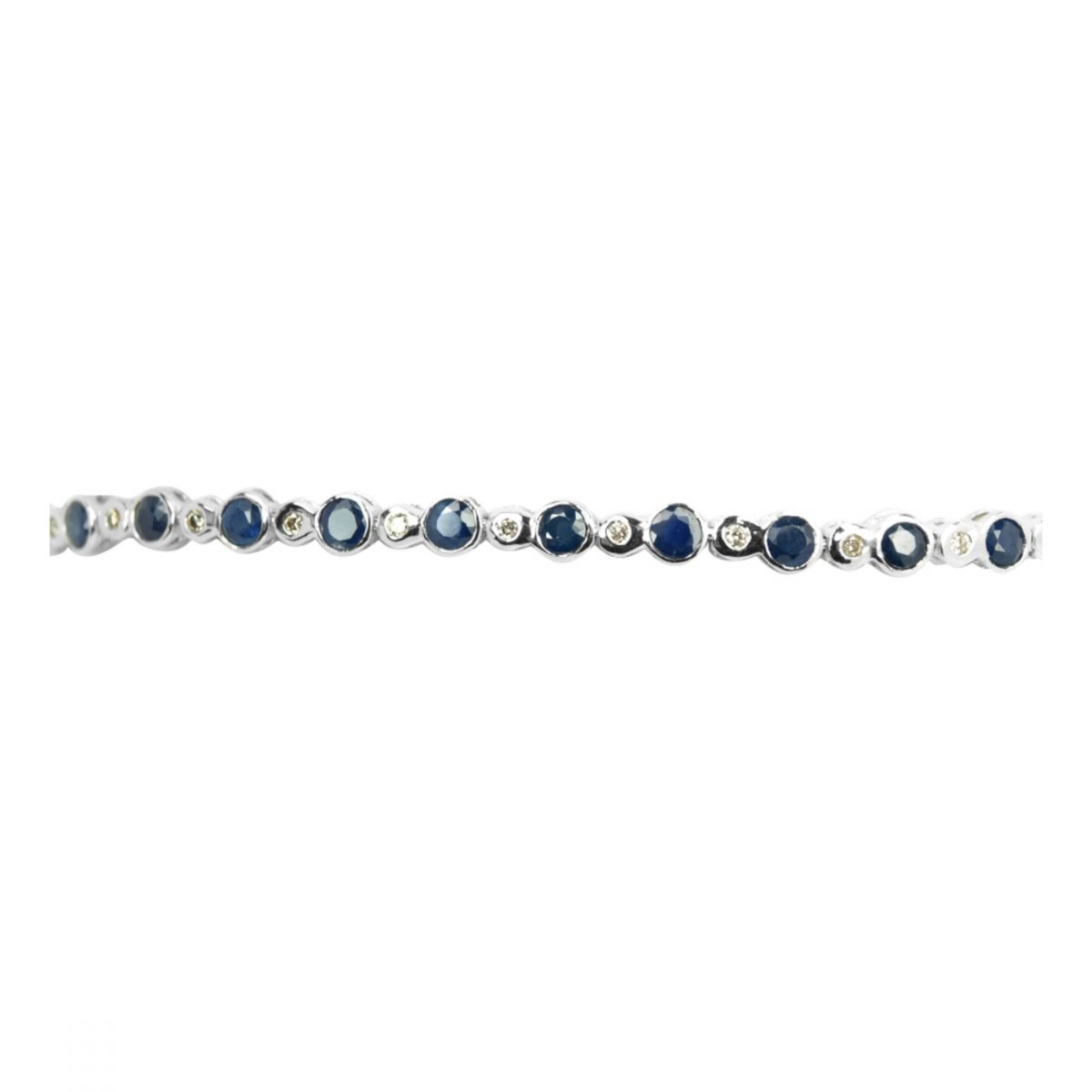 14K-18K White Gold & Diamond-Saphire - immagine 1