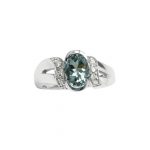 14K-18K White Gold Alexindrite-Diamonds - Görsel 2