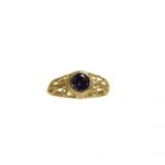 14K Yellow Gold Amathist - Image 2