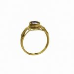 14K Yellow Gold Amathist - Image 3