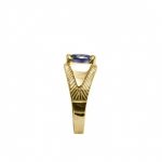 14K Yellow Gold Amathist - Image 4