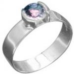 14K Yellow Gold Amathist - Imagen 2