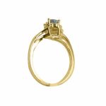 14K-18K Yellow Gold & Diamond- Aquamarine - immagine 4