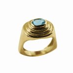 14K-18K Yellow Gold & Diamond- Aquamarine