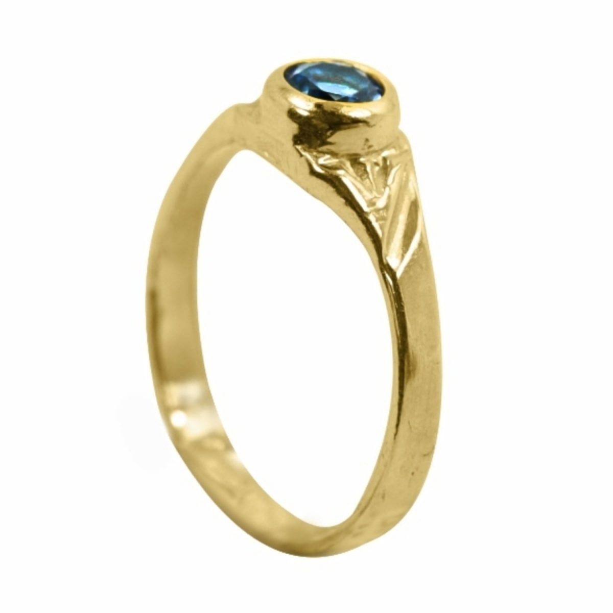 14K-18K Yellow Gold & Aquamarine – Bild 4
