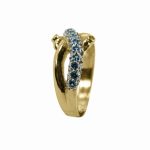 14K-18K Yellow Gold - Aquamarine – Bild 2