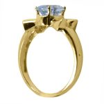 14K-18K Yellow Gold & Aquamarine – Bild 4