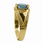 14K-18K Yellow Gold & Aquamarine – Image 4