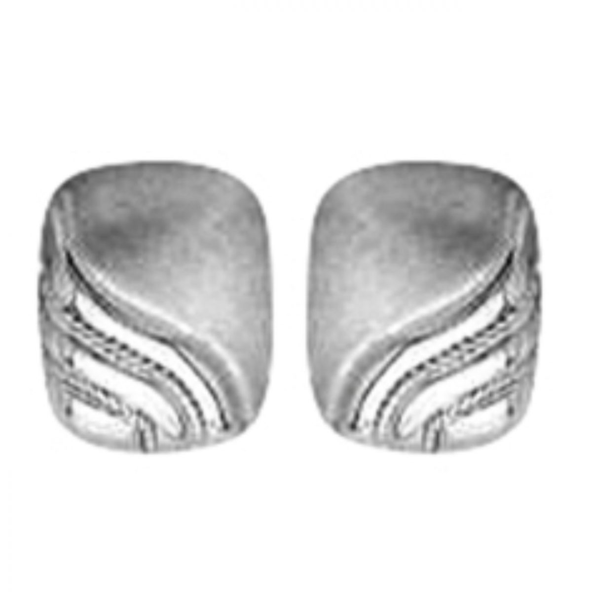 18K White Gold Mat Finish - Image 1