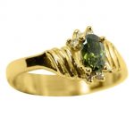 14K-18K Yellow Gold & Diamond-Citrine – Bild 5