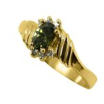 14K-18K Yellow Gold & Diamond-Citrine – Bild 4