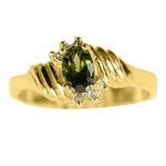 14K-18K Yellow Gold & Diamond-Citrine – Bild 3