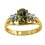 14K-18K Yellow Gold & Diamond-Citrine - Image 4