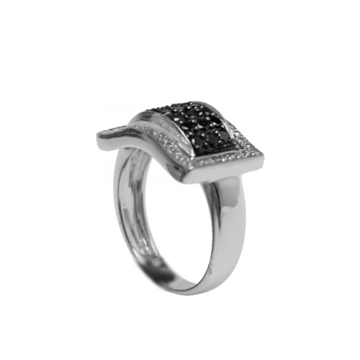 14K-18K White Gold & Diamond - Imagen 1