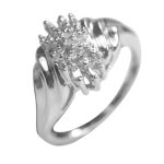 ⁦14K-18K White Gold & Diamond⁩ - الصورة ⁦6⁩