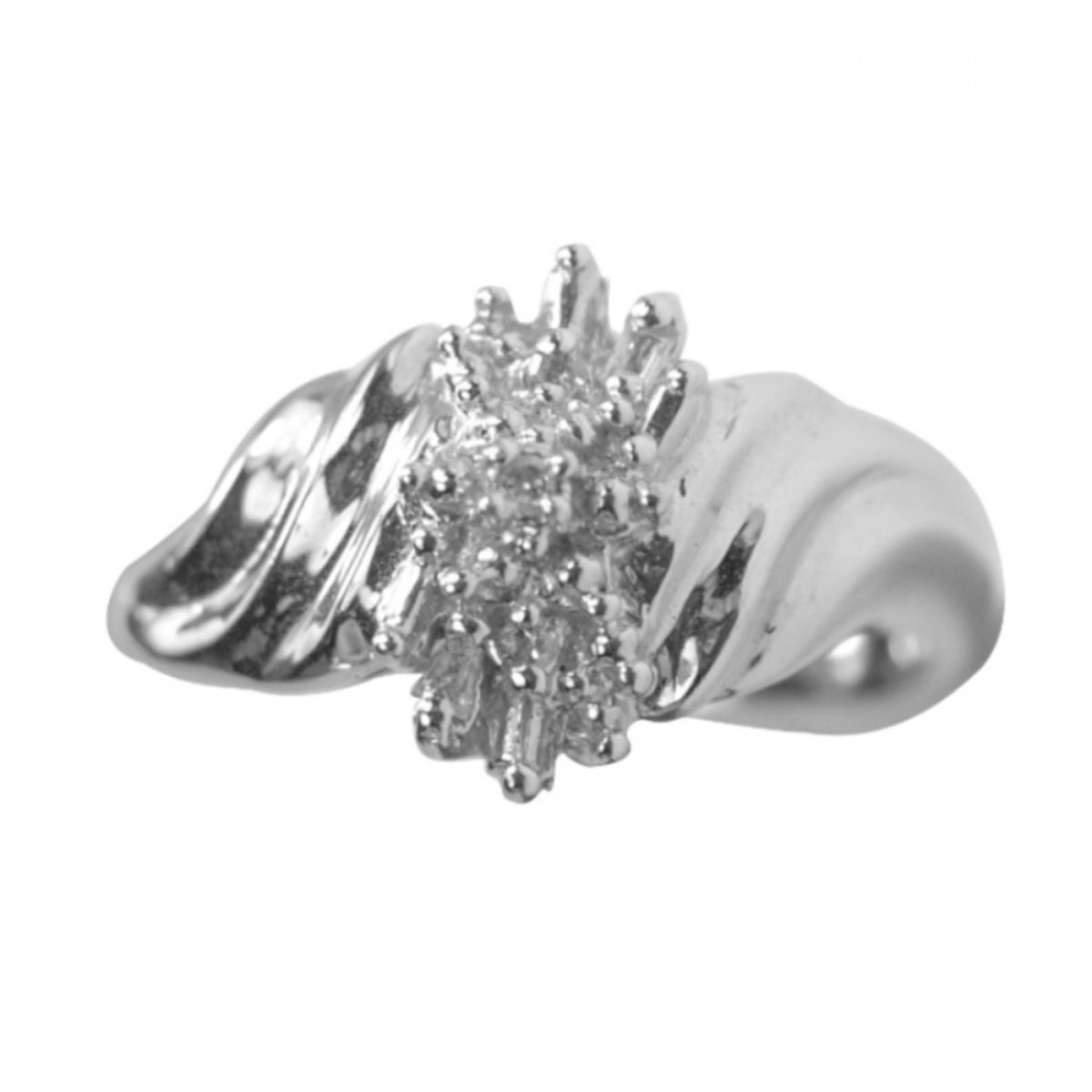 ⁦14K-18K White Gold & Diamond⁩ - الصورة ⁦1⁩