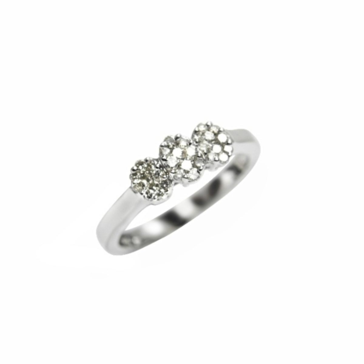 14K-18K White Gold & Diamond - Imagen 1