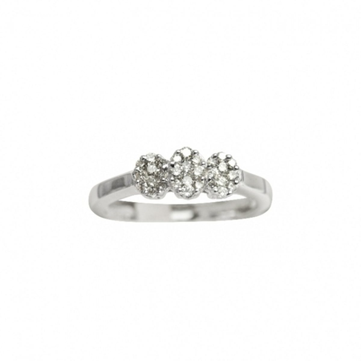 14K-18K White Gold & Diamond - Imagen 3