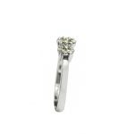 14K-18K White Gold & Diamond - Imagen 4