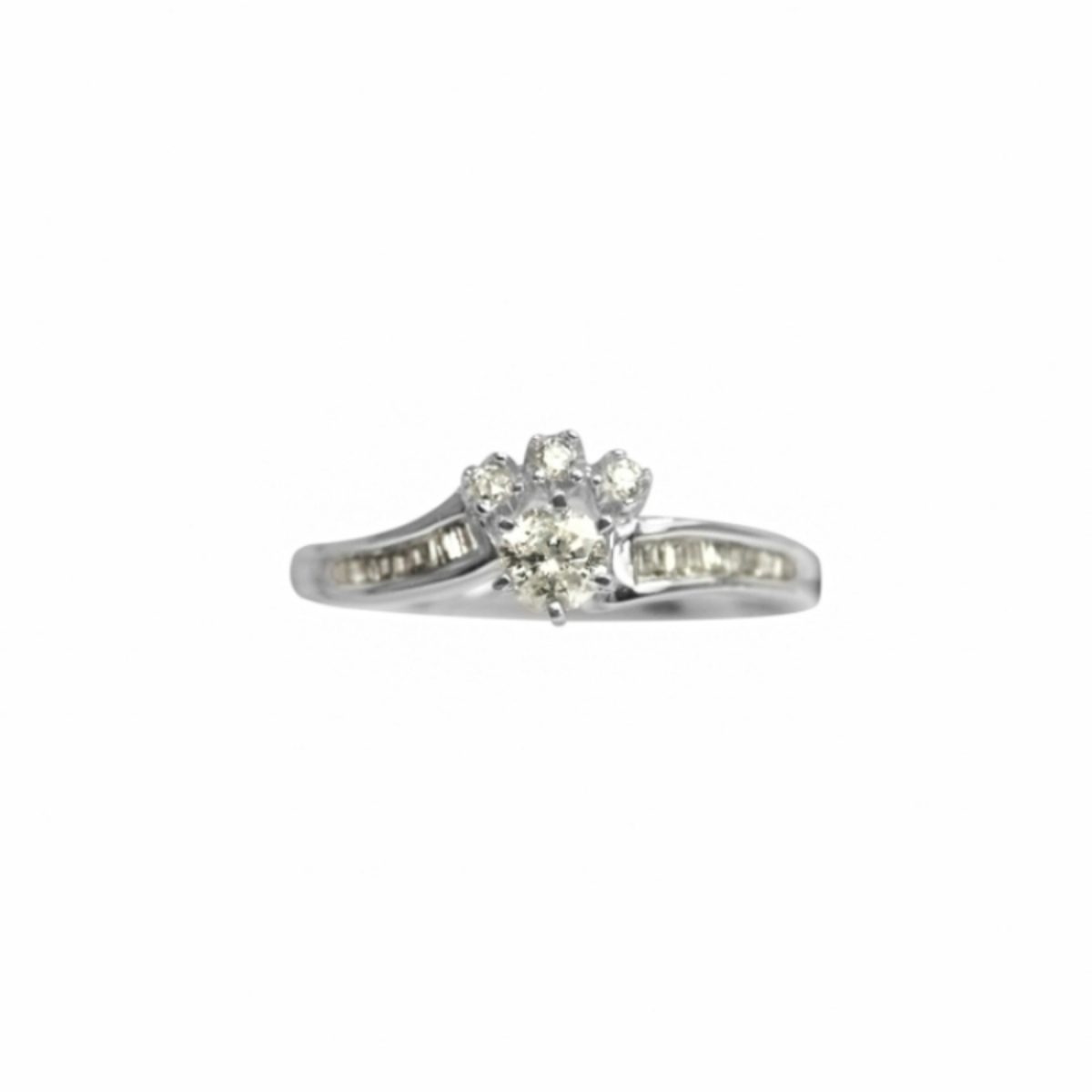 14K-18K White Gold & Diamond - Image 2