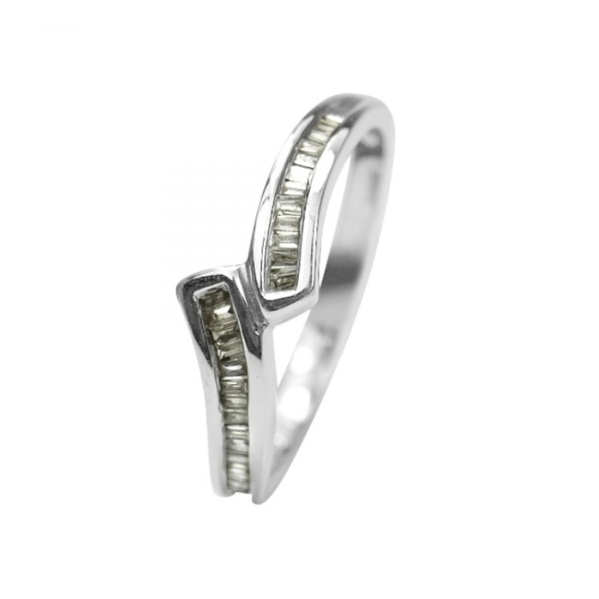 14K-18K White Gold & Diamond - Image 1