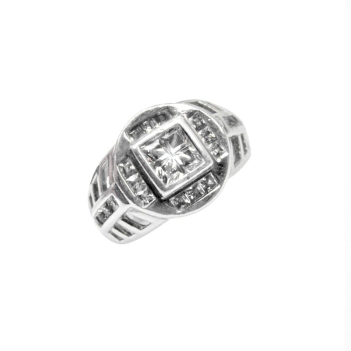 14K-18K White Gold & Diamond - Image 1