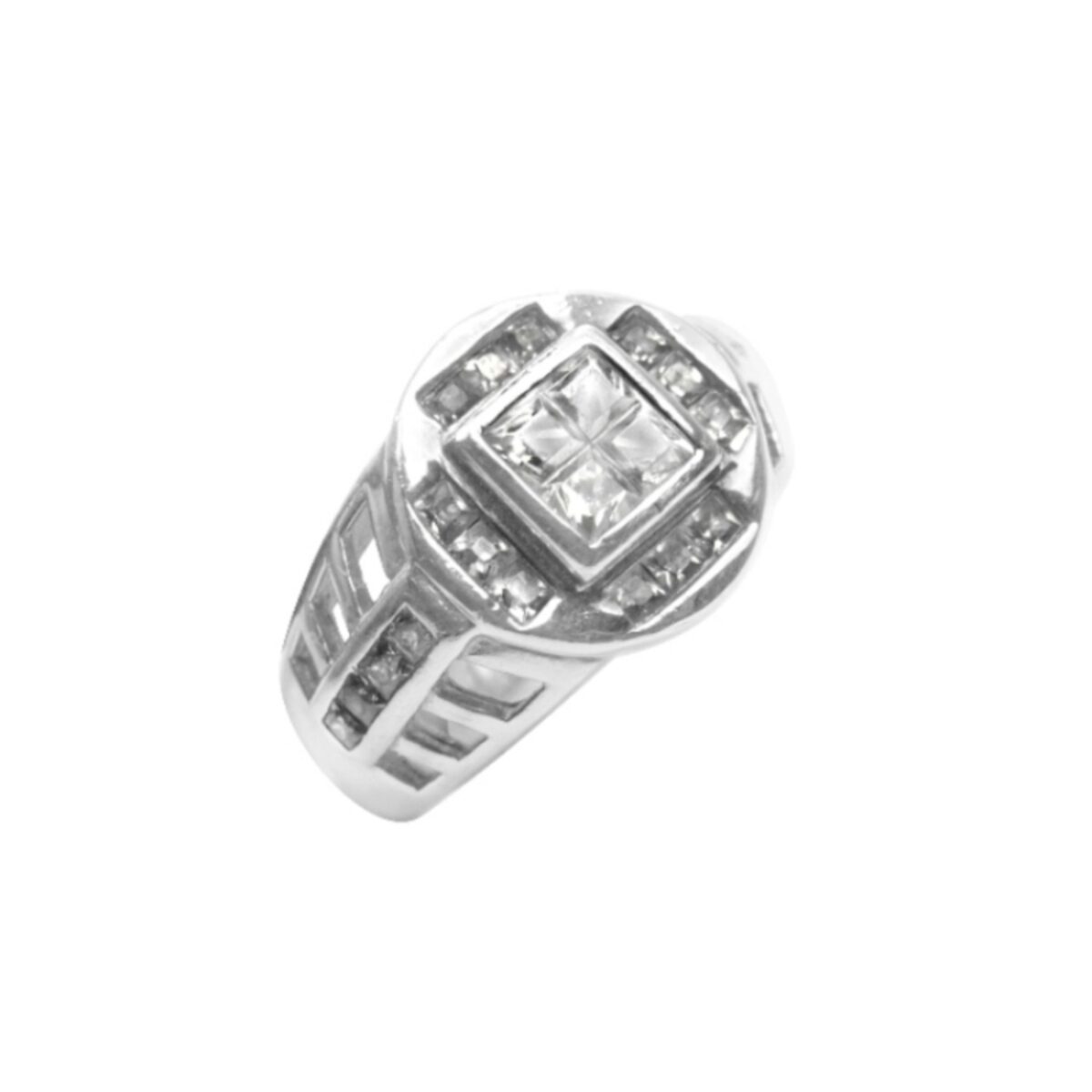 14K-18K White Gold & Diamond - Image 2