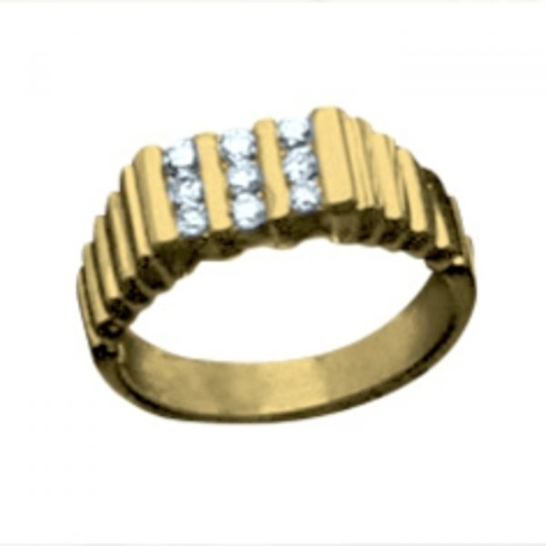 14K-18K Yellow Gold & Diamond