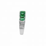 14K-18K White Gold Emerald & Diamond – Image 2