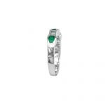 14K-18K White Gold Emerald & Diamond – Image 5
