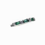 14K-18K White Gold Emerald & Diamond – Image 4